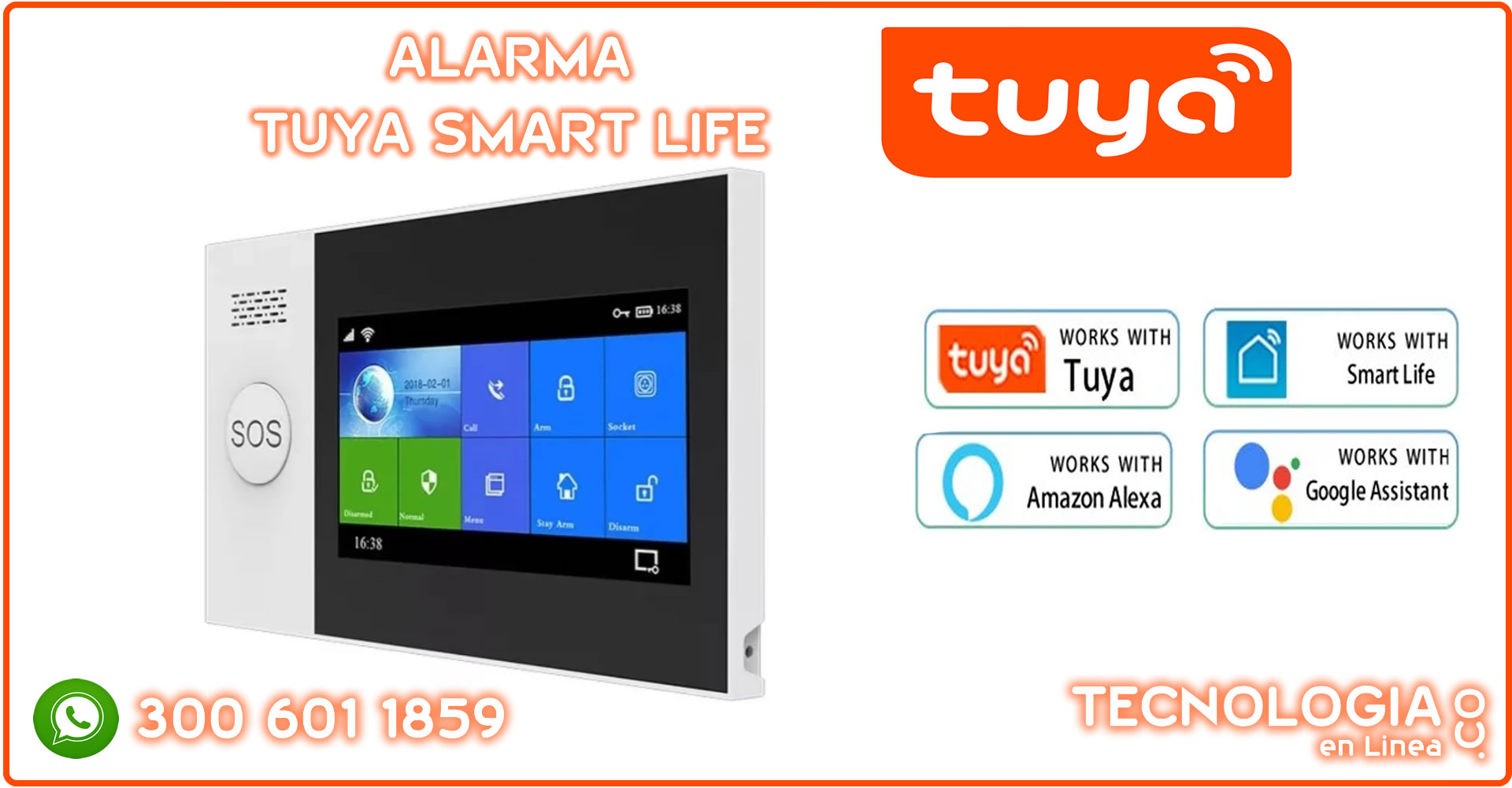 VENTA de ALARMA TUYA SMART | WIFI